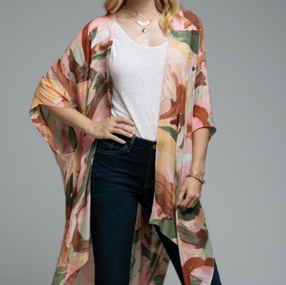 Brush Strokes kimono - Picture 4 of 4